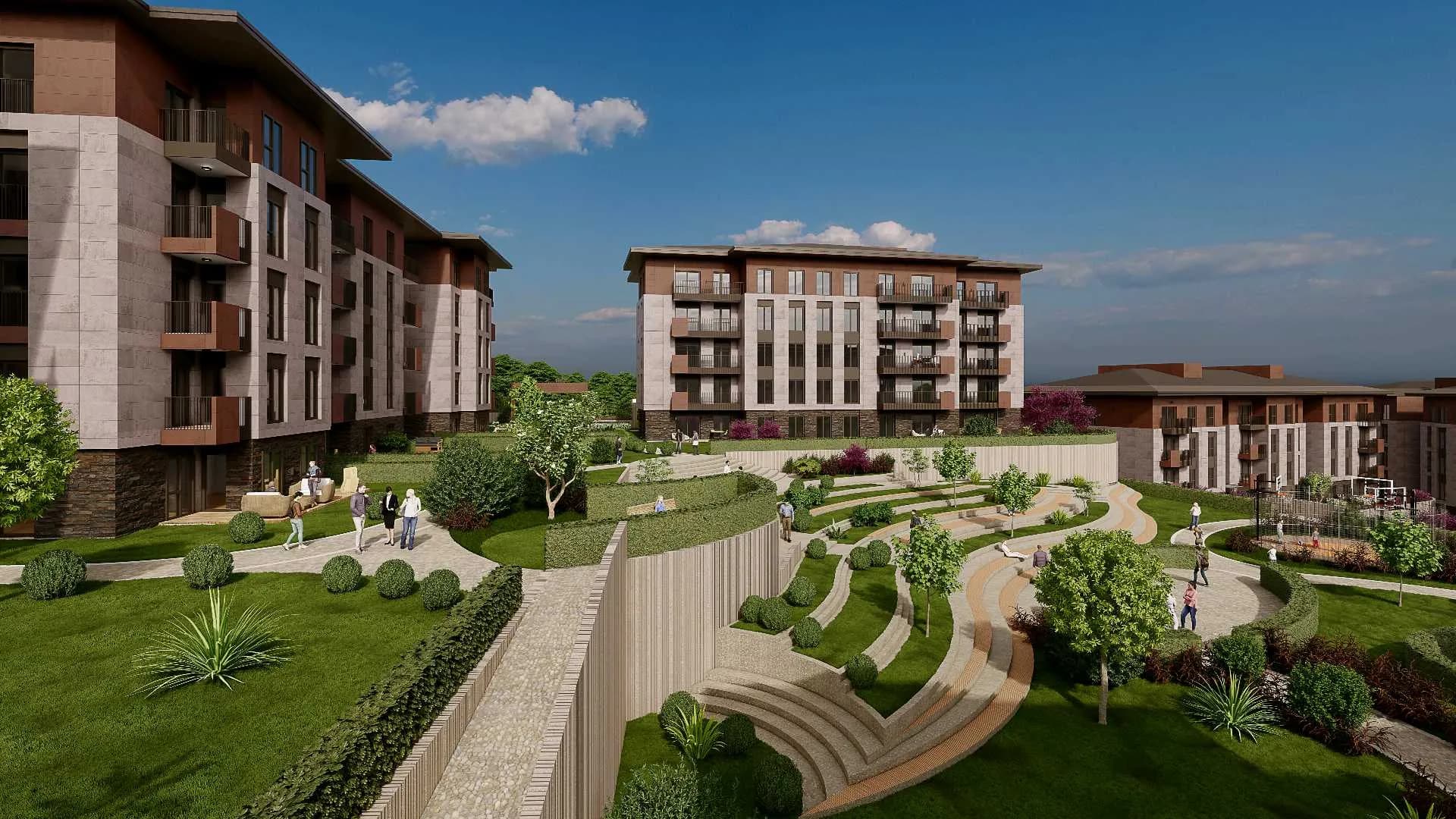 Spacious 2+1 Apartment in Kayaşehir with Green Surroundings